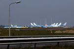 Amsterdam 27 april 2020
KLM Vliegtuigen aan de grond op schiphol vanwege het corona virus