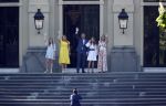 Den Haag 27 april 2020
ivm het corona virus is koningsdag in Maastricht afgelast en vieren Koning Willem Alexander Koningin Maxim en hun dochter prinses Amalia en Ariane de verjaardag van WA op paleis huis ten Bosch.