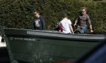 Amsterdam 19 april 2020
Prins Bernhard Prinses Annette en hun kinderen aan het varen op de grachten van Amsterdam . Ze varen in een groene waterdream ( Merk van Prins Bernhard)