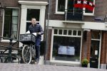 Amsterdam 28 april 2020
Raoul Heertje op de fiets in het centrum van Amsterdam.