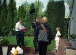 Eindhoven, 21 April 2000
Edwin Smulders gooit Willibrord Frequin in het zwembad
Junior Smulders kijkt toe en heeft lol
