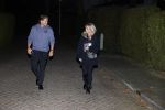 Bergschenhoek 13 maart 2021
Andre Hazes en Sarah v Soelen lopen buiten op straat.