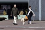Amsterdam 1 april 2021
Bert Kuizenga en zijn vrouw met de hond aan het wandelen