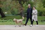 Amsterdam 11 mei 2021
Bert Kuizenga en zijn wandelend in het vondelpark met de hond van hun dochter