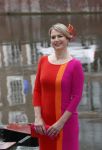 Amsterdam 30 april 2021
Koningin Maxima Look a like Cathelijne Schrauwen voor reportage in story met medewweking van Paul Schulten . Shoot vond plaats in het Andaz hotel