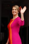 Amsterdam 30 april 2021
Koningin Maxima Look a like Cathelijne Schrauwen voor reportage in story met medewweking van Paul Schulten . Shoot vond plaats in het Andaz hotel