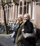 Amsterdam 13 april 2021
Denise Boekhoff met een vriendin in Amsterdam zuid