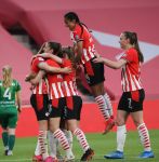 Eindhoven, 14 Mei 2021 PSV-ADO Den Haag Damesvoetbal, eindstand 6-2
Esmee Brugts