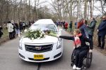 Laren 3 april 2021
Crematie van Bibian Mentel in crmatorium in Laren.
Haar man Edwin Spee en kinderen zijn aanwezig. Esther Vergeer