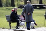 Amsterdam 16 april 2021
Hans v d Togt met vrienden en honden in het Beatrixpark