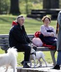 Amsterdam 16 april 2021
Hans v d Togt met vrienden en honden in het Beatrixpark