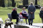 Amsterdam 16 april 2021
Hans v d Togt met vrienden en honden in het Beatrixpark