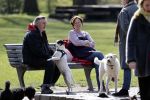 Amsterdam 16 april 2021
Hans v d Togt met vrienden en honden in het Beatrixpark