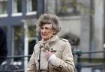 Amsterdam 3 mei 2021
Hedy d Ancona wandelend op straat in het centrum van Amsterdam