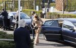 Uden 20 april 2021
Koningin Maxima bezoekt het HQ van CSU . Ze arriveert in haar audi A8