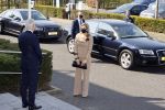 Uden 20 april 2021
Koningin Maxima bezoekt het HQ van CSU . Ze arriveert in haar audi A8