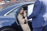 Uden 20 april 2021
Koningin Maxima bezoekt het HQ van CSU . Ze arriveert in haar audi A8