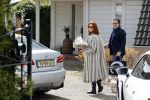 Alkmaar Stompetoren 5 april 2021
Leontine Borsato en Marco Borsato rijden met de porsche Taycan naar het huis van zijn moeder Mary om pasen te vieren