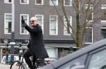 Amsterdam 3 april 2021
Maik de Boer op de fiets in Amsterdam zuid