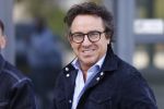 Amsterdam 12 mei 2021
Marco Borsato en Rolf Sanchez arriveren in de porsche Taycan bij Q music