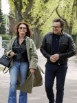 Huizen 15 mei 2021
Marco Borsato en Leontien Borsato vertrekken vanuit Huizen naar de verjaardag van Leco