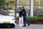 Amsterdam 12 mei 2021
Marco Borsato en Rolf Sanchez arriveren in de porsche Taycan bij Q music