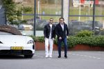 Amsterdam 12 mei 2021
Marco Borsato en Rolf Sanchez arriveren in de porsche Taycan bij Q music