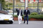 Amsterdam 12 mei 2021
Marco Borsato en Rolf Sanchez arriveren in de porsche Taycan bij Q music
