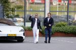 Amsterdam 12 mei 2021
Marco Borsato en Rolf Sanchez arriveren in de porsche Taycan bij Q music