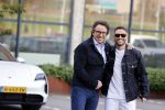 Amsterdam 12 mei 2021
Marco Borsato en Rolf Sanchez arriveren in de porsche Taycan bij Q music