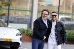 Amsterdam 12 mei 2021
Marco Borsato en Rolf Sanchez arriveren in de porsche Taycan bij Q music