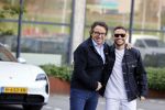 Amsterdam 12 mei 2021
Marco Borsato en Rolf Sanchez arriveren in de porsche Taycan bij Q music