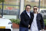 Amsterdam 12 mei 2021
Marco Borsato en Rolf Sanchez arriveren in de porsche Taycan bij Q music