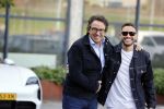 Amsterdam 12 mei 2021
Marco Borsato en Rolf Sanchez arriveren in de porsche Taycan bij Q music