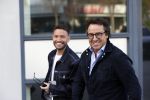 Amsterdam 12 mei 2021
Marco Borsato en Rolf Sanchez arriveren in de porsche Taycan bij Q music
