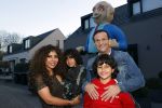 Abcoude 4 april 2021
Najib Amhali wordt 50 jaar en ziet abraham . Najib met zijn vrouw Niama en hun kinderen. Voor het huis staat een Abraham.