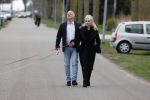 Almere 10 april 2021
Peter Jan Rens met zijn nieuwe vriendin Willeke Schoonewille