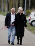 Almere 10 april 2021
Peter Jan Rens met zijn nieuwe vriendin Willeke Schoonewille