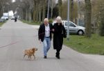 Almere 10 april 2021
Peter Jan Rens met zijn nieuwe vriendin Willeke Schoonewille