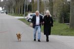 Almere 10 april 2021
Peter Jan Rens met zijn nieuwe vriendin Willeke Schoonewille