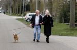 Almere 10 april 2021
Peter Jan Rens met zijn nieuwe vriendin Willeke Schoonewille