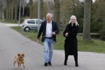 Almere 10 april 2021
Peter Jan Rens met zijn nieuwe vriendin Willeke Schoonewille