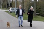 Almere 10 april 2021
Peter Jan Rens met zijn nieuwe vriendin Willeke Schoonewille