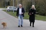 Almere 10 april 2021
Peter Jan Rens met zijn nieuwe vriendin Willeke Schoonewille