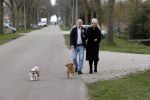 Almere 10 april 2021
Peter Jan Rens met zijn nieuwe vriendin Willeke Schoonewille