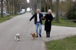 Almere 10 april 2021
Peter Jan Rens met zijn nieuwe vriendin Willeke Schoonewille