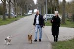 Almere 10 april 2021
Peter Jan Rens met zijn nieuwe vriendin Willeke Schoonewille