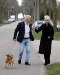 Almere 10 april 2021
Peter Jan Rens met zijn nieuwe vriendin Willeke Schoonewille