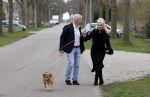 Almere 10 april 2021
Peter Jan Rens met zijn nieuwe vriendin Willeke Schoonewille