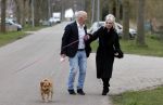 Almere 10 april 2021
Peter Jan Rens met zijn nieuwe vriendin Willeke Schoonewille